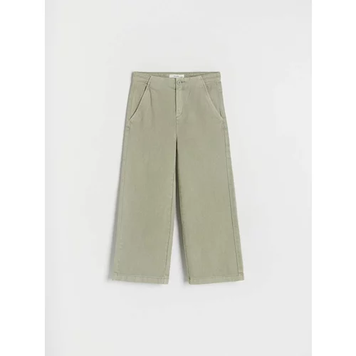 Reserved bombažne hlače - zelena