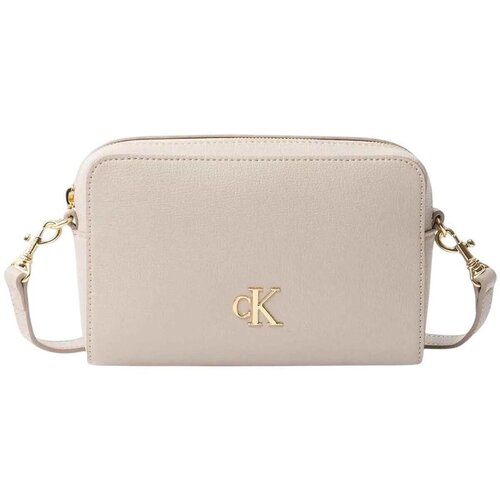 Calvin Klein Jeans Torbe za čez ramo MINIMAL MONOGRAM CAMERA LV04K3162G Bela Cene