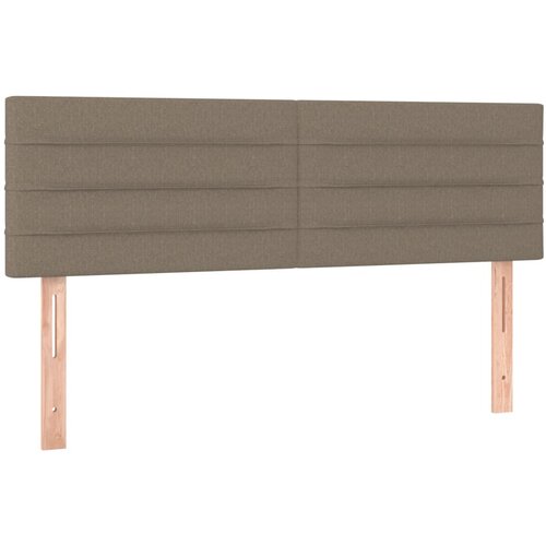 Maison Chic Posteljno vzglavje - Vzglavna omarica 2 kosa taupe 72x5x78/88 cm blago, (22078073) Cene