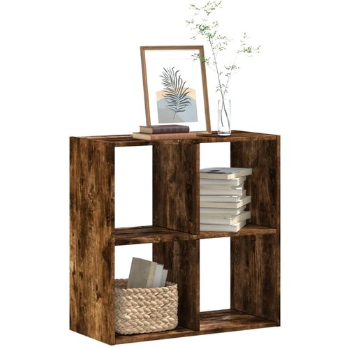  Regal za knjige boja hrasta 68,5x32x68,5 cm konstruirano drvo Slike