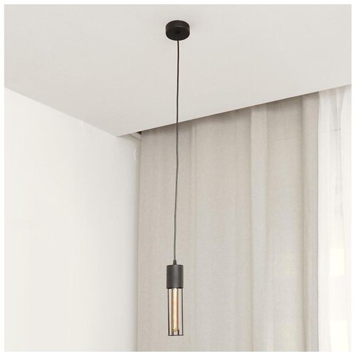  Visilica na sajli MELODY 1xE27/15W/230V crna Cene