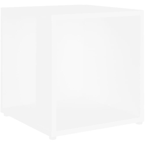 vidaXL stranska mizica bela 33x33x34,5 cm iverna plošča, (20625755) Cene