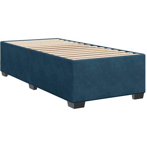 Box spring krevet s madracem plavi 90x200 cm bar&amp;scaron;unasti Slike