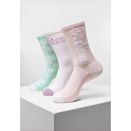 MT Accessoires Infinity Socks 3-Pack White/Lightrose/Mint Slike