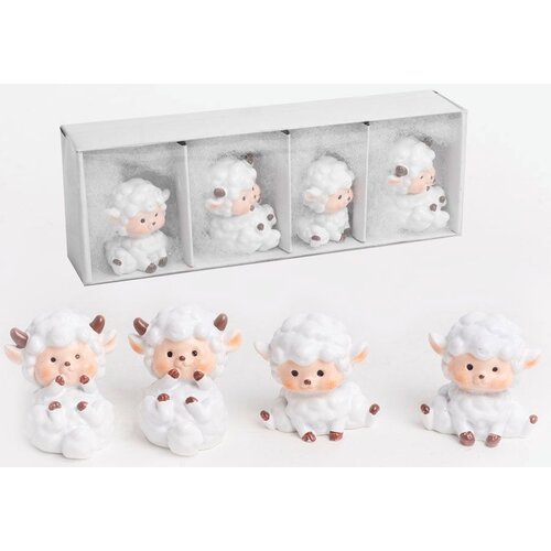 Viter Uskr&amp;scaron;nje dekorativne ovčice set 1/4 3cm ( 467413 ) Slike