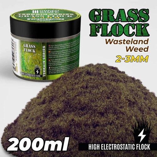 Green Stuff World Static Grass Flock Wasteland Weed | Statička trava 2&ndash;3mm pusto&scaron; 200ml Cene