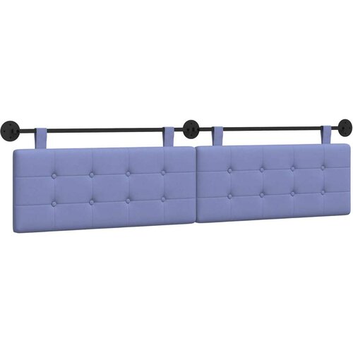  Držeće uzglavlje Zidne Traper plava 210 x 55 x 5 cm tkanina - Trapere plave boje 200 cm bez LED Slike