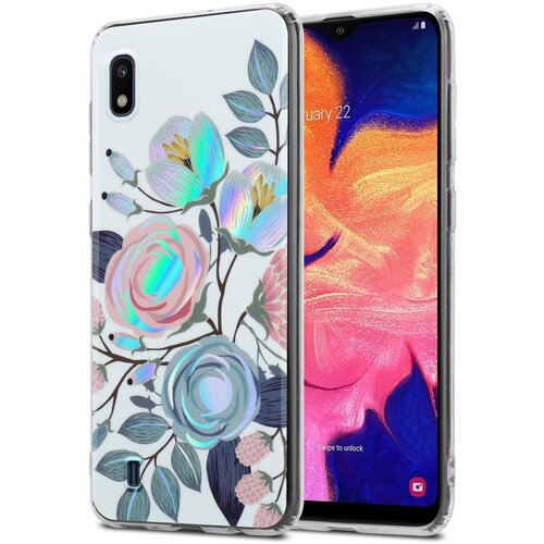 Cadorabo Case, združljiv s Samsungom s peonies Flowers - za&amp;scaron;čitni pokrov iz silikona TPU s cvetličnim vzorcem, (20566656) Slike