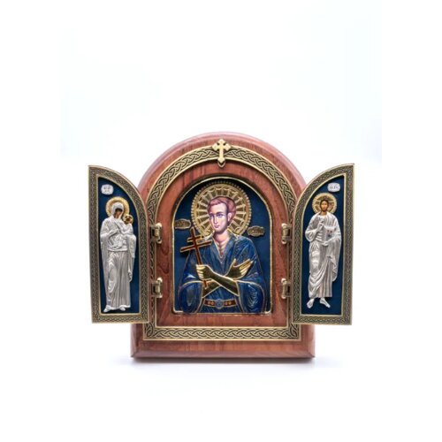  Triptih Sveti Jovan Rus, 220x255x32mm Slike