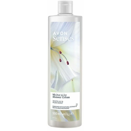 Avon Senses White Lily gel za tuširanje 500ml Slike