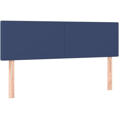 vidaXL Krevet s oprugama i madracem plavi 140 x 190 cm od tkanine Cene