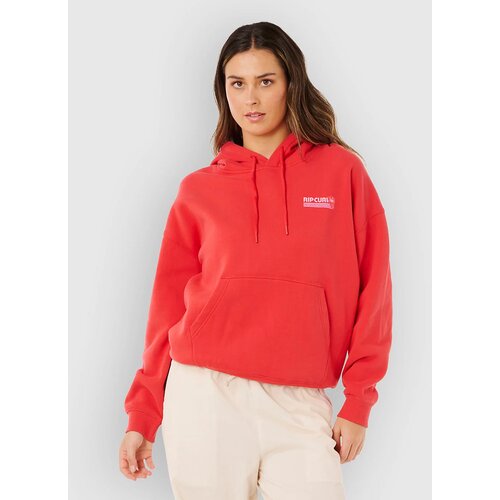 Rip Curl Ocean Break Heritage Pulover s kapuco deep red Cene