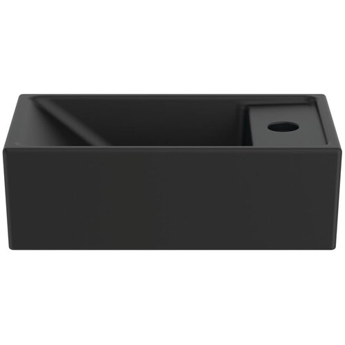 Ideal Standard Mat crni keramički umivaonik za WC 37x21 cm i.Life S &amp;ndash; Slike