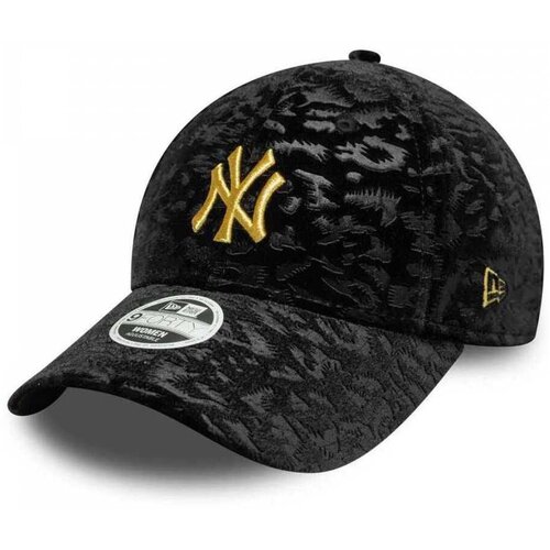 New Era Kape s &amp;scaron;iltom Wmns leo velour 9forty neyyan Črna Slike