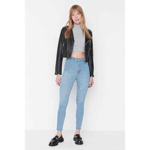 Trendyol Blue High Waist Jegging Jeans Slike