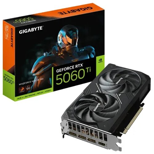 Gigabyte nvidia geforce rtx 5060 ti windforce max oc 16GB 128bit GV-N506TWF2MAXOC-16GD rev. 1.0 grafička karta Slike