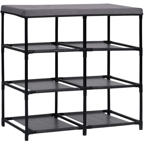 vidaXL Omarica za shranjevanje s 6 predali 55x29x55 cm siva iz jekla Cene