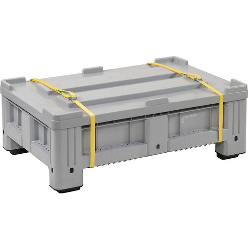 Cemo Skladiščni in transportni zaboj iz PE za akumulatorje, model S, teža polnjenja 300 kg, ŠxGxV 1200 x 800 x 400 mm Cene