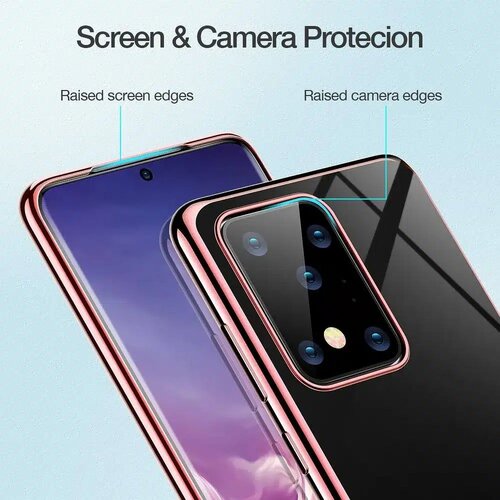 ESR Essential Crown maska za SAMSUNG S20 ULTRA ružičasto zlatna Slike