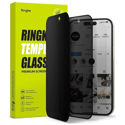 Ringke Cover Display ID Glass kaljeno staklo za iPhone 15 Plus -Privacy Cijene