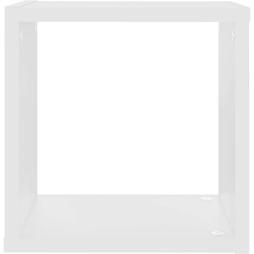  Kockaste zidne police 6 kom sive 26 x 15 x 26 cm - Bijela 26 x 15 x 26 cm 6 1 Slike
