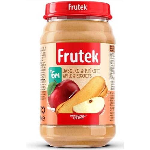 Frutek kašica jabuka keks 190g Cene