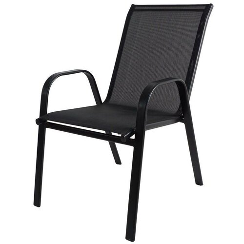 Nexsas baštenska stolica ratan alegra crna Slike