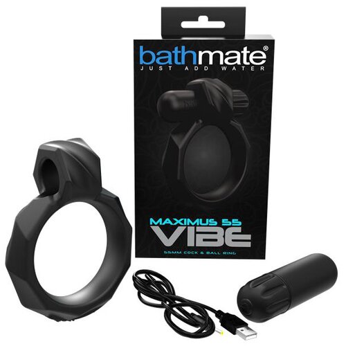 Bathmate Vibrating Ring Maximus 55 Vibe Black Cene