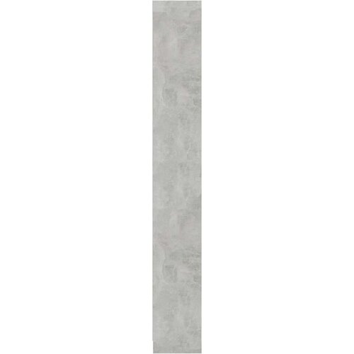 VidaXL Knjižna omara 5-nadstropna betonsko siva 40x24x175cm iverna pl. Slike