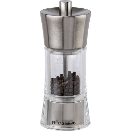 Zassenhaus pepper mill Aachen Acrylic Glass/Inox 14 cm Slike