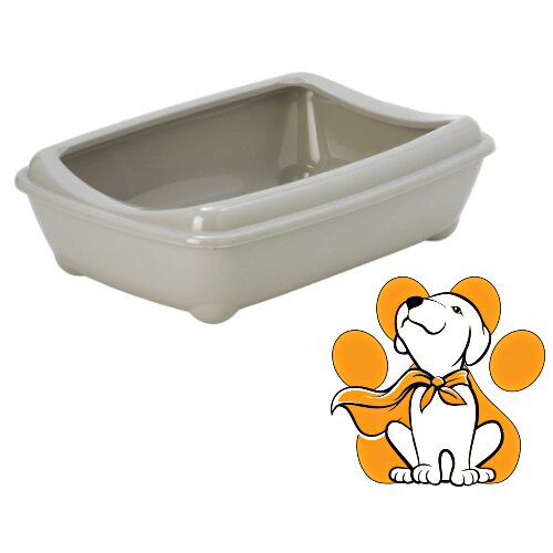 Moderna arist-O-Tray + Rim Medium Warm Gray, Otvoreni Toalet Sa Ramom, Sivi Cene