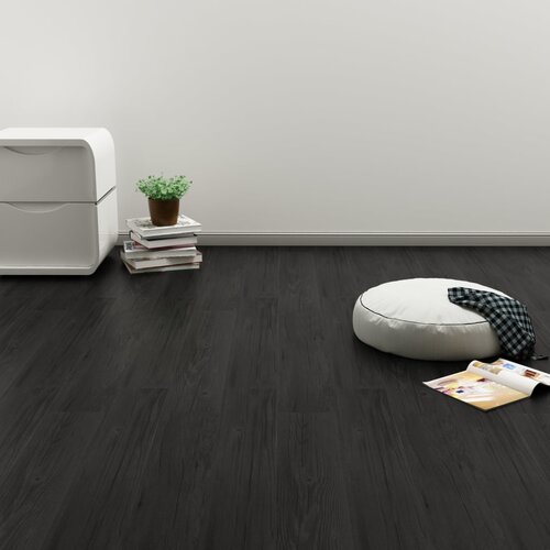  Samoljepljive podne obloge 4,46 m&amp;sup2; 3 mm PVC boja hrasta i antracit Slike