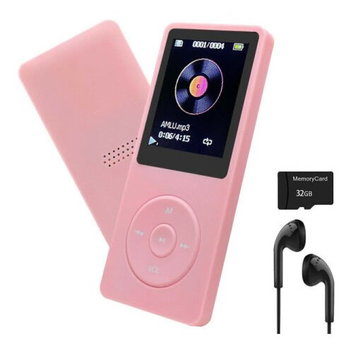 MP3 Player Bluetooth 32GB pink Slike