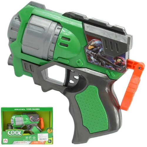 Magic Toys Cool Soft Bullet Gun: Mala spužvasta pu&scaron;ka sa patronama zelene boje 14cm Cijene