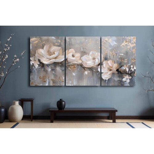 WALLXPERT 3P70100C010 Multicolor Decorative Canvas Painting (3 Pieces) Cene