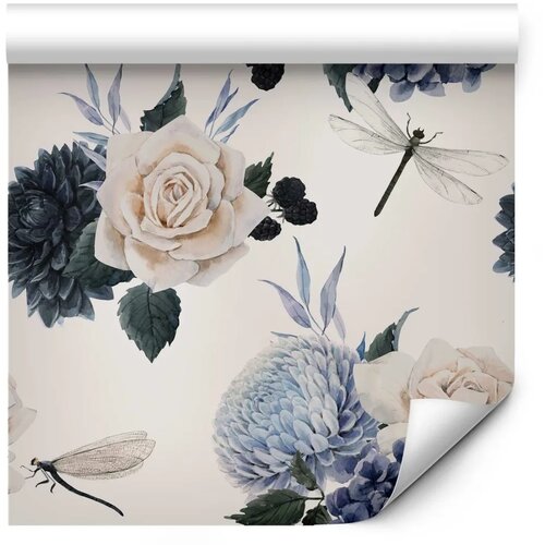  Tapeta - Roses and Hydrangeas 50x1000 Slike