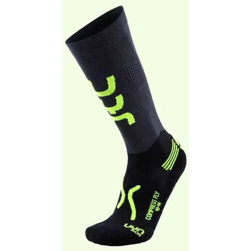 UYN Pánské kompresní ponožky Fly Run, zelená, 35-38