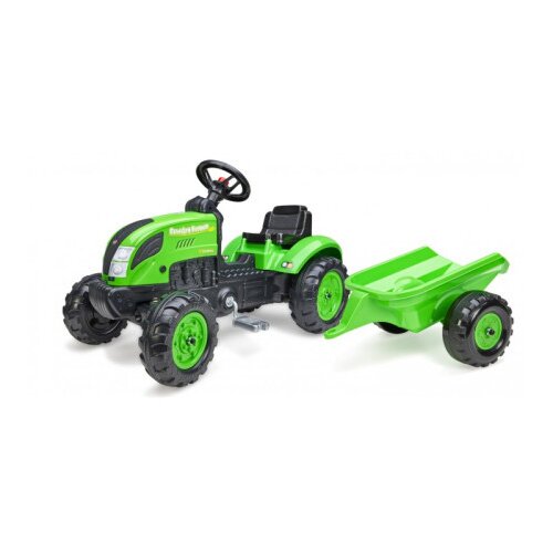 Falk Toys Traktor s prikolico Garden, zelen Slike