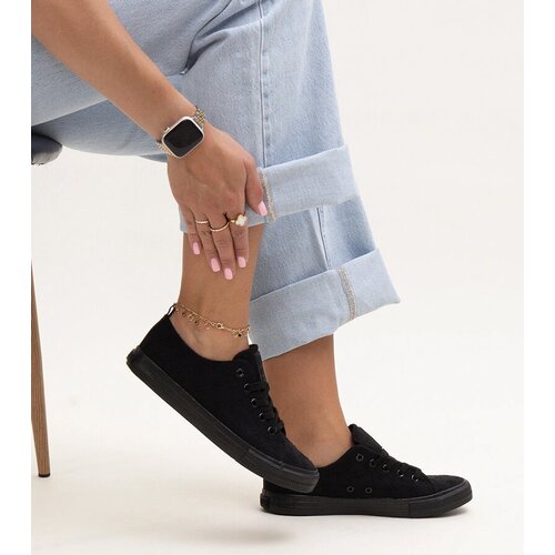 Big Star Black Fabric Sneakers Slike