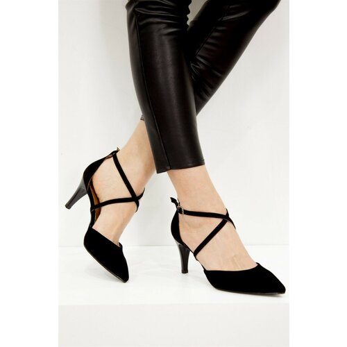 Fox Shoes Black Women's Heeled Shoes Cene