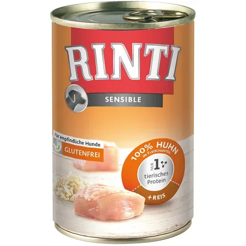 Rinti Sensible 6 x 400 g - Piščanec & riž