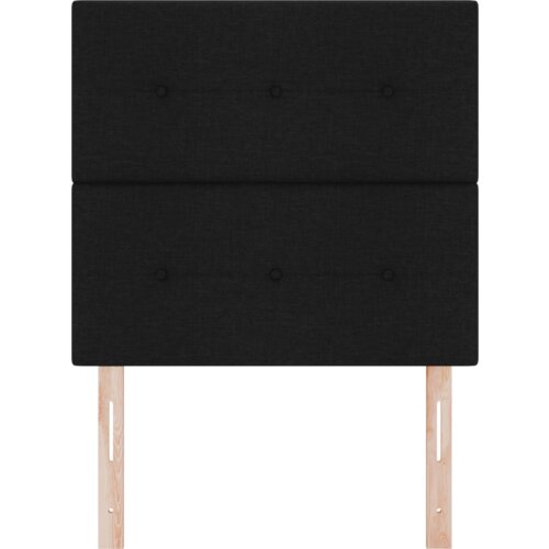 VidaXL led uzglavlje crna 80 cm tkanina Slike