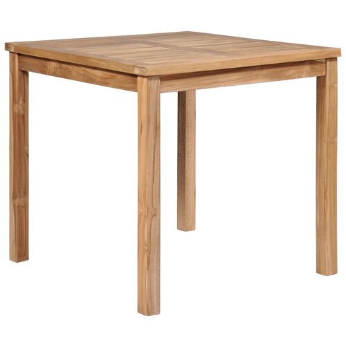 vidaXL Vrtna miza 80x80x77 cm trdna tikovina Cene