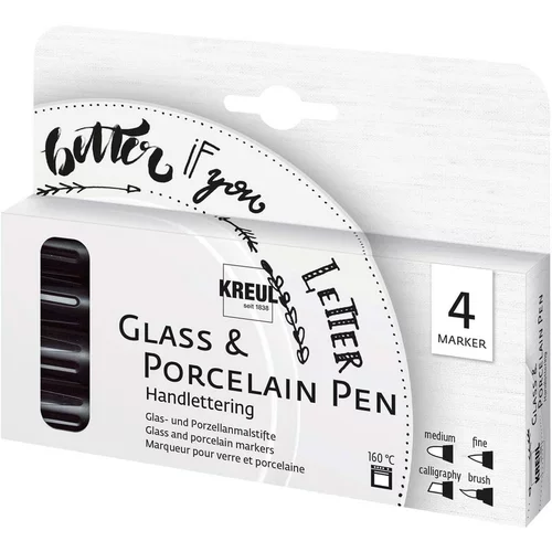 C.KREUL Glass & Porcelain Pen Handlettering Set staklenih boja