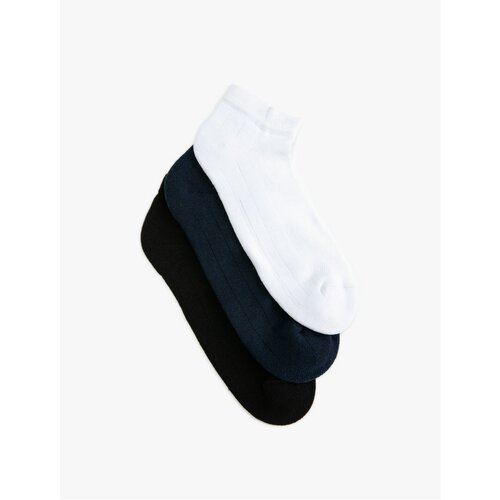 Koton 3-Piece Booties Socks Set Multicolored Textured Cene