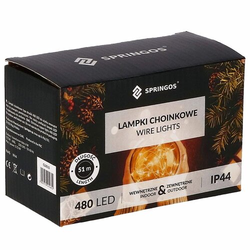  LED Božićne Lampice 480 Dioda, Toplo Bijela Slike