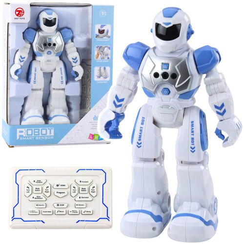  Remote Controlled Educational Robot RC Talking Dancing Lights Sounds Blue Cene