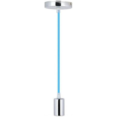  Napajajući kabl 1xE27/60W/230V, plava/sjajni hrom Cene