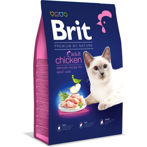 BRIT Premium by Nature Brit PN Cat Adult Piletina 8 kg Slike