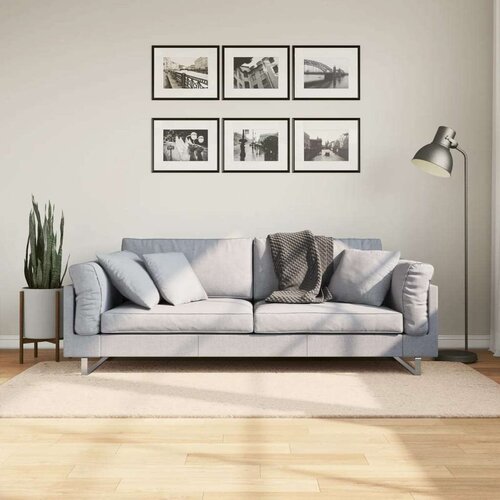  HUARTE kratkih vlakana mekani i perivi bež 100 x 200 cm Slike